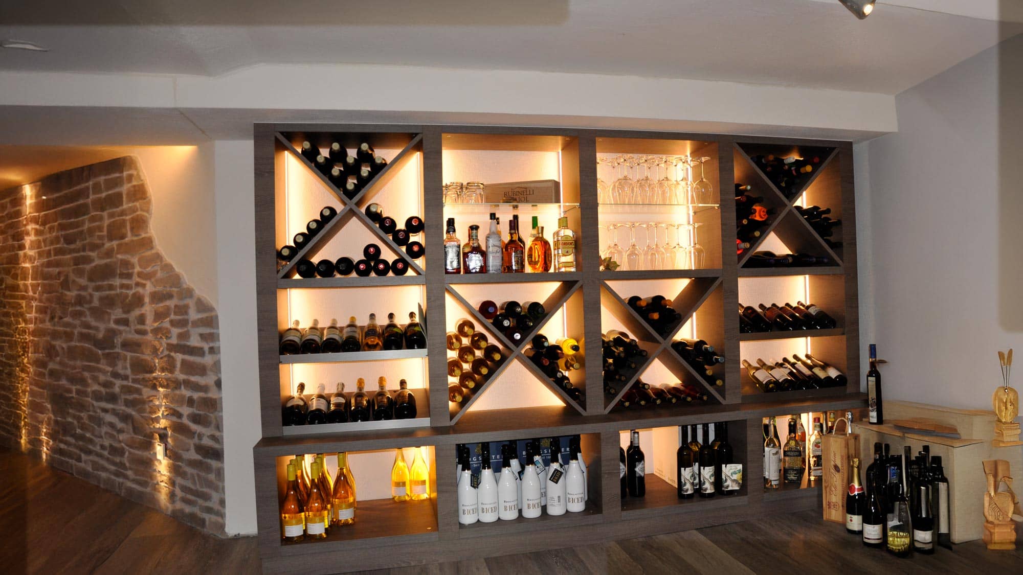 kausch-metallbau Spezialanfertigung Weinregal