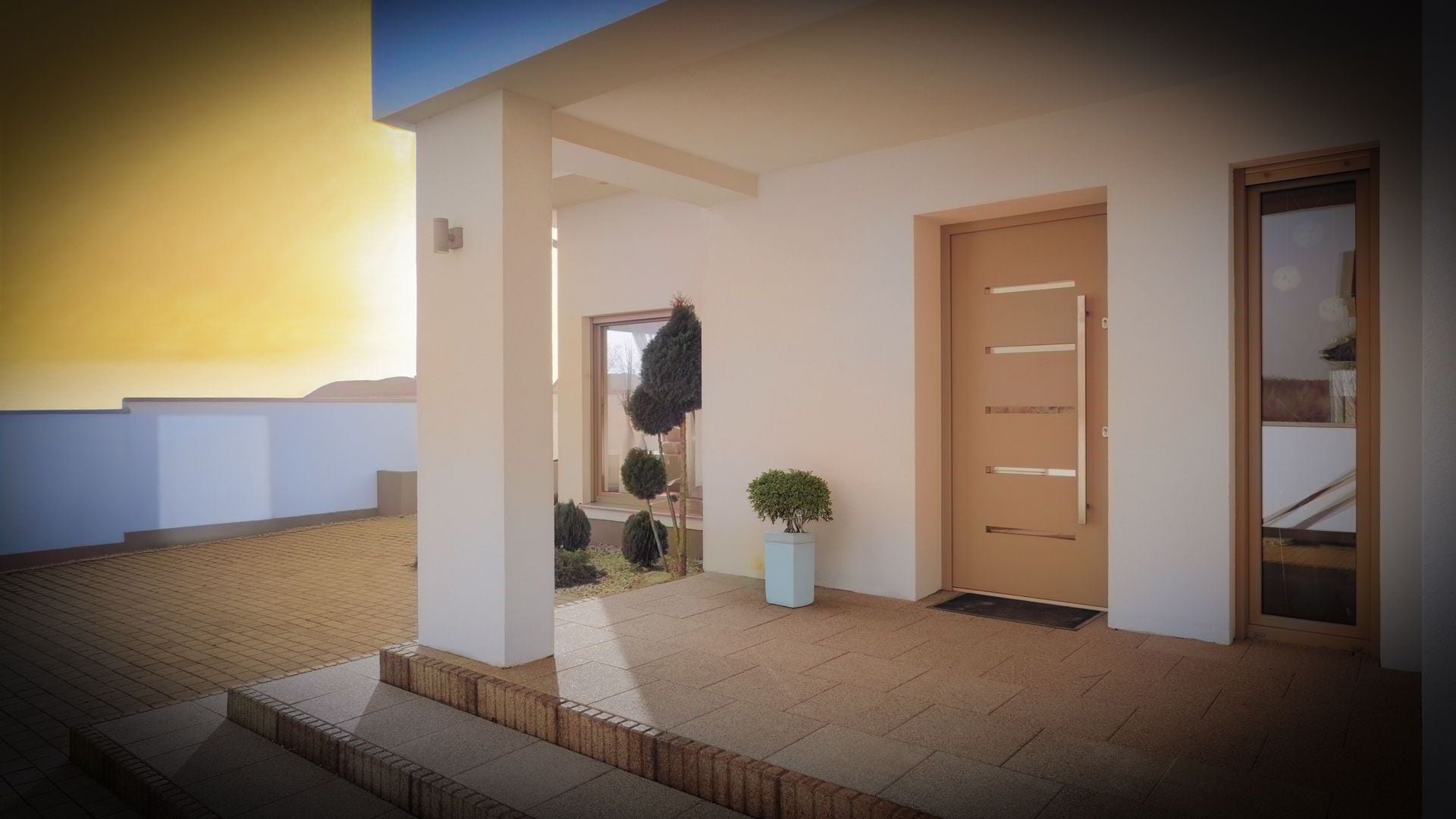 Aluminium Haustuer Design